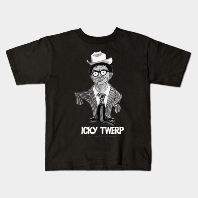 Icky Twerp Black & White Kids T-Shirt by Dynamic Designs by Wil